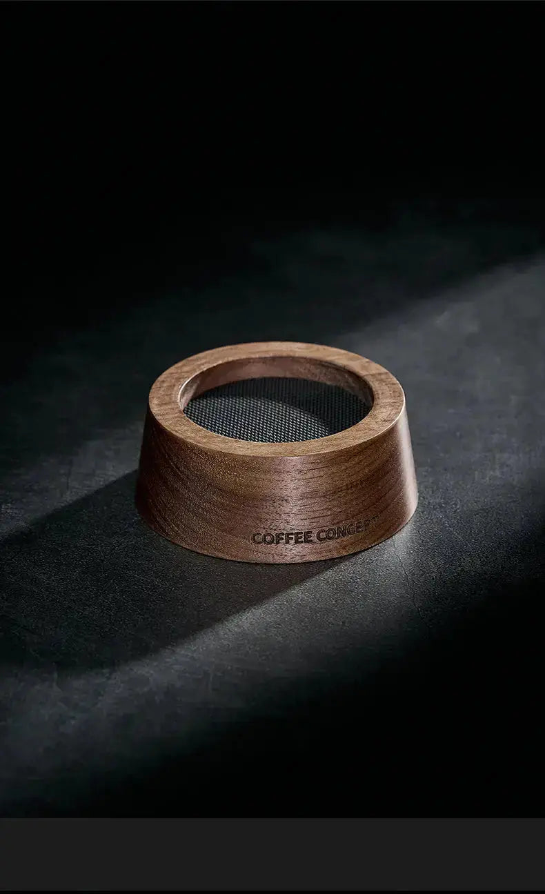 Walnut Espresso Tool Organizer Stand - Multi-Slot Storage for Tamper & Distributor Under $36