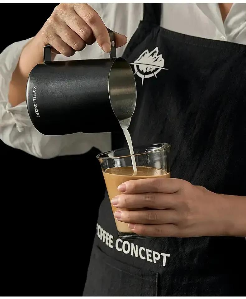 Phantom Precision Latte Art Pitcher – 600ml Narrow Spout for Advanced Patterns