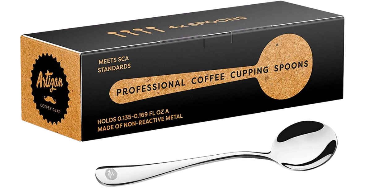 Specialty Coffee Association (SCA) Compliant - Coffee Cupping Spoon - Set of 4 Spoons