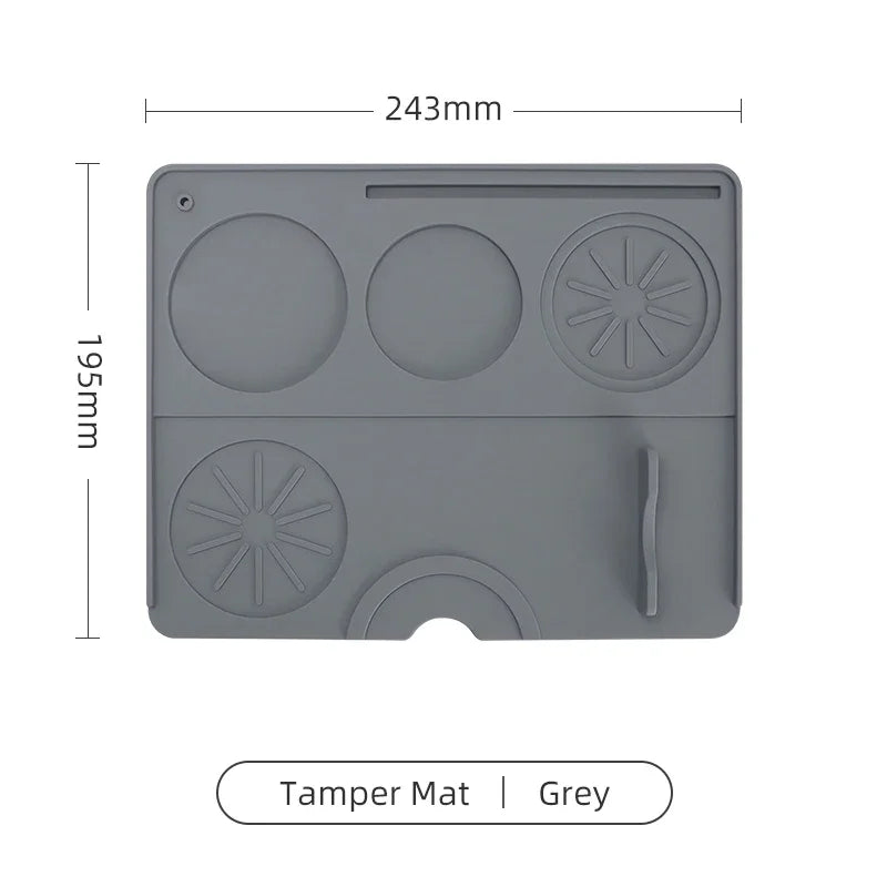 Coffee Tamper Mat Distributor Station Portafilter Silicone Pad Espresso Maker Bar Accessories Coffeeware Corner Barista Tools